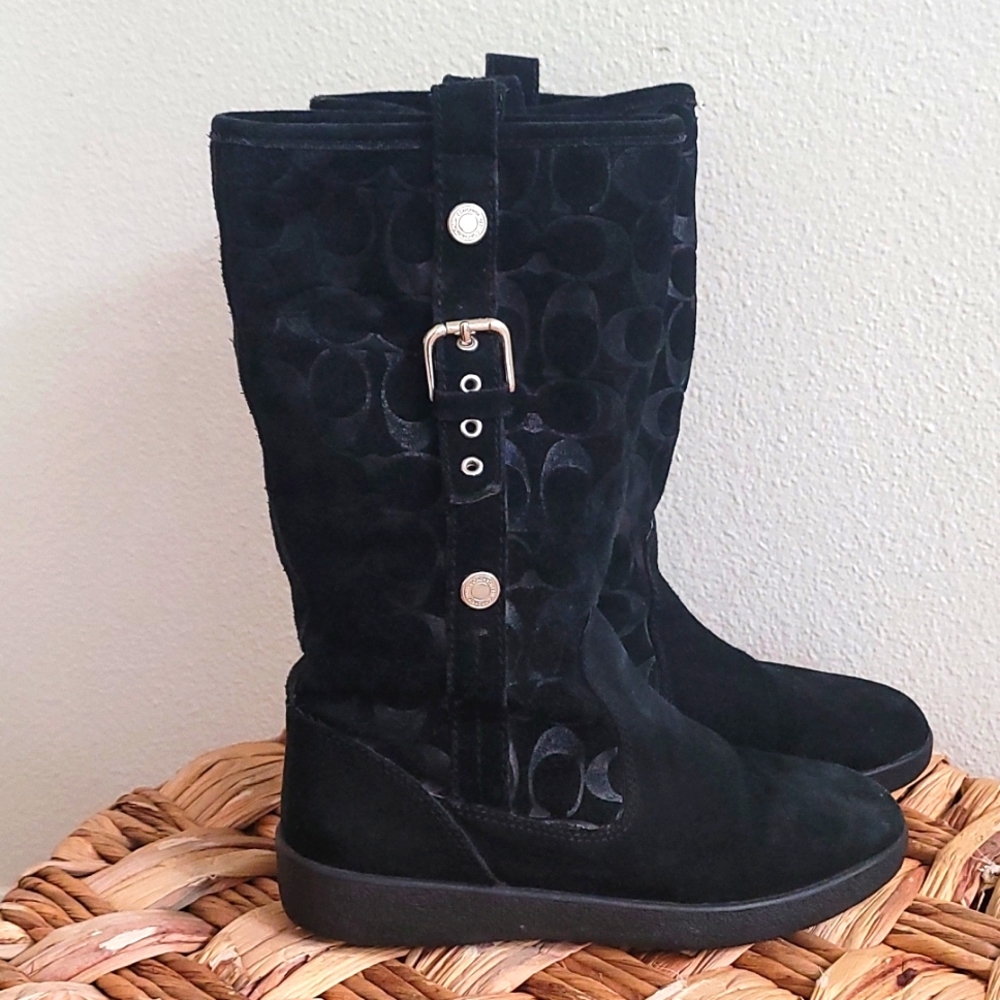 Coach Black Winter & Rain Boots